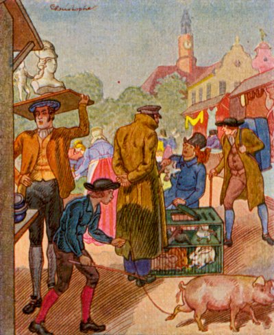 Wochenmarkt - Christophe (1856 1945)