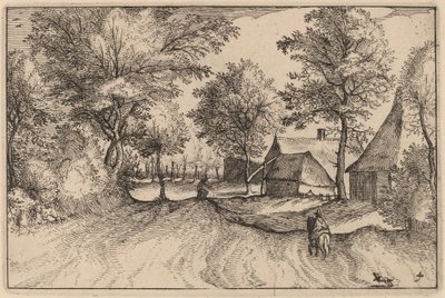 Route de Village - Claes Jansz Visscher after Johannes van Doetechum, the Elder after Lucas