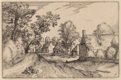 Route de Village - Claes Jansz Visscher after Johannes van Doetechum, the Elder after Lucas