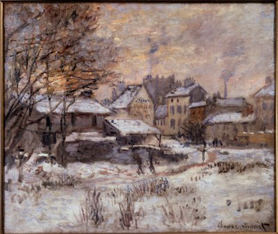 Argenteuil sous la neige - Claude Monet