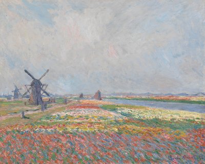 Champs de tulipes près de La Haye - Claude Monet