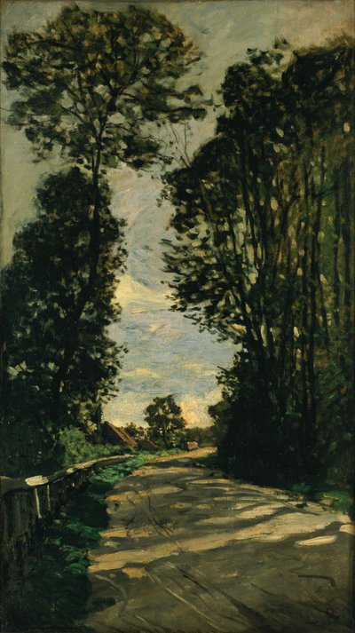 Promenade (Route de la ferme Saint-Siméon) - Claude Monet