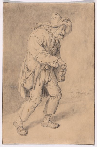 Joueur de Vielle - Cornelis Dusart