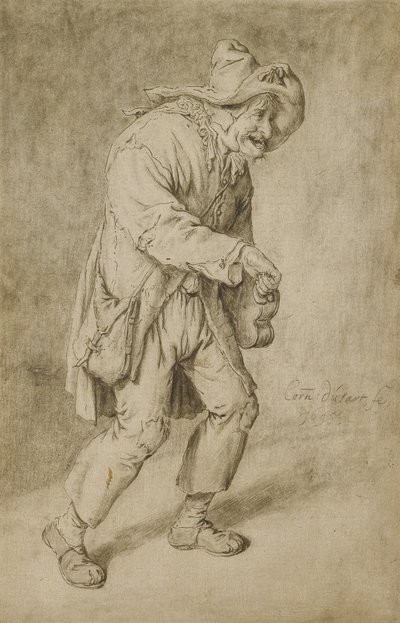 Joueur de Vielle, 1695 - Cornelis Dusart