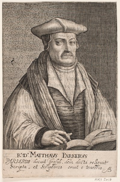 Mathew Parker, archevêque de Canterbury - Crispijn van de Passe