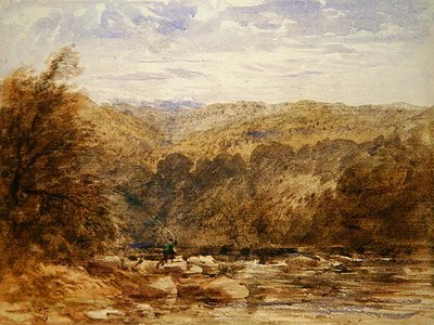 Une rivière du Derbyshire - David Cox