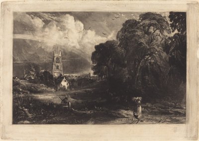 Stoke-by-Neyland - David Lucas after John Constable