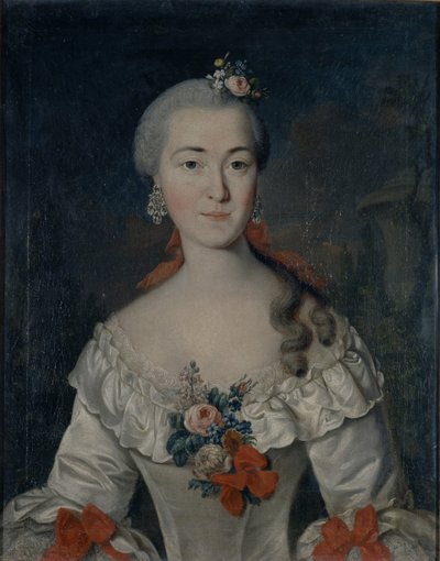 Portrait de Maria Ivanovna Tatishcheva, 1759 - David Lueders