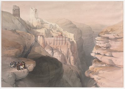 Couvent de Saint-Saba, 1839 - David Roberts