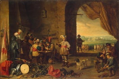 Salle de garde - David Teniers the Younger