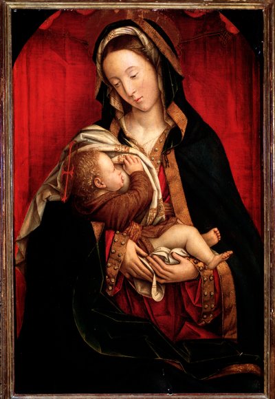 Vierge et Enfant Vierge Marie allaitant Jésus - Defendente Ferrari