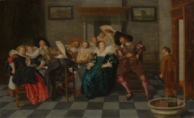 Un banquet - Dirck Hals