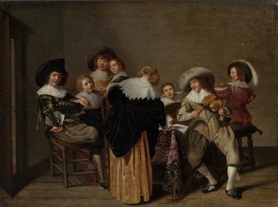 Une fête musicale - Dirck Hals