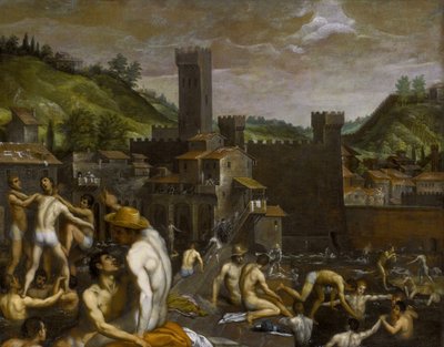 Baigneurs près de San Niccolo - Domenico Cresti