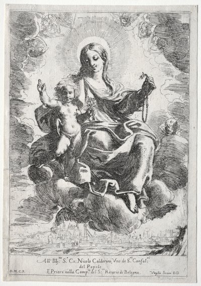 Madone du Rosaire - Domenico Maria Canuti