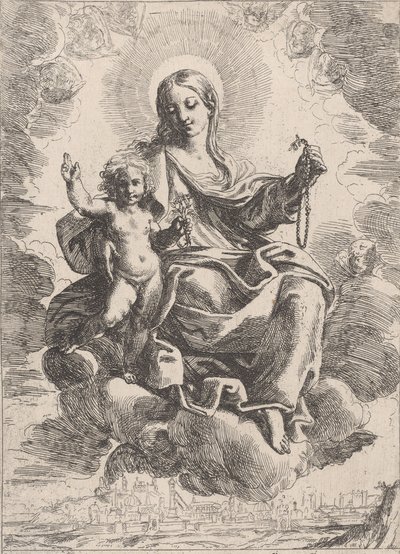 La Vierge du Rosaire, 1645-1684 - Domenico Maria Canuti