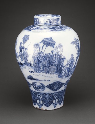 Vase avec couvercle, 1678-80 - Dutch School