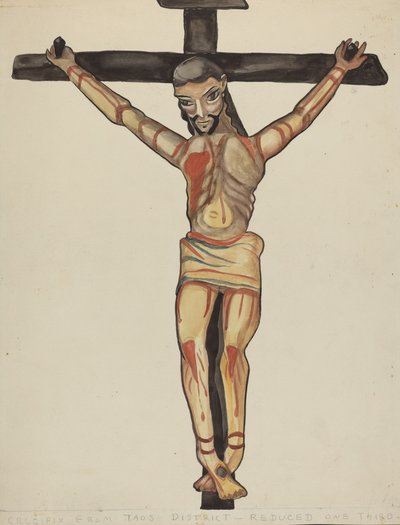 Crucifix, des environs de Taos, 1935-1942 - E. Boyd