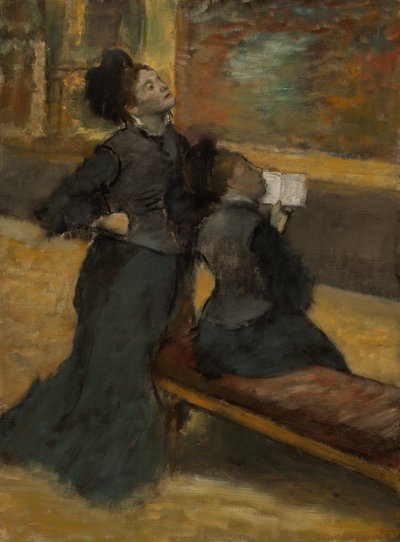 Visite à un musée - Edgar Degas