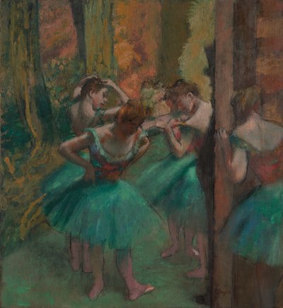 Danseurs, rose et vert - Edgar Degas