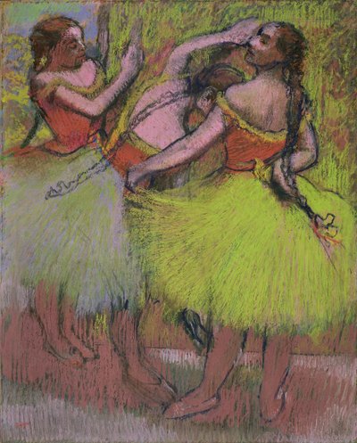 Danseuses avec cheveux tressés - Edgar Degas