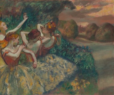 Quatre danseuses - Edgar Degas