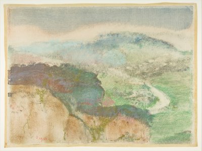 Paysage, 1892 - Edgar Degas