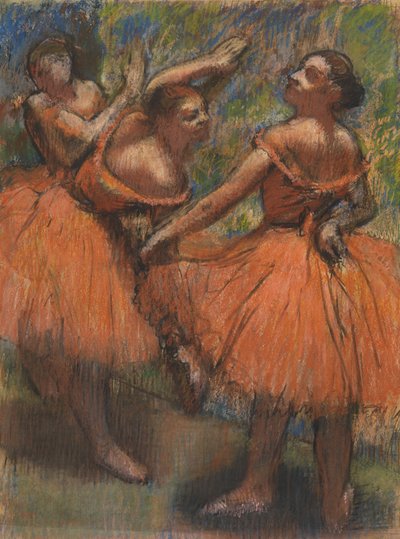 Les Jupes Rouges, c.1807-1901 - Edgar Degas