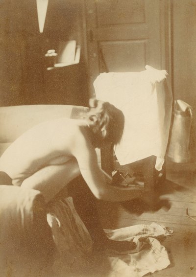 Étude photographique de nu par Degas - Edgar Degas