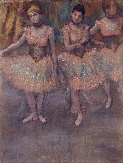 Trois danseuses avant la répétition - Edgar Degas