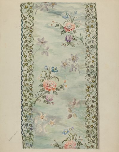 Garniture brodée - Edith Magnette