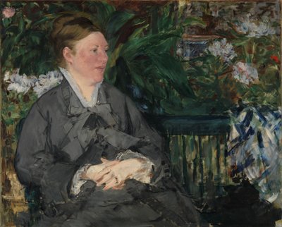 Madame Manet dans la serre - Édouard Manet