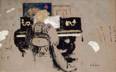 Au piano - Edouard Vuillard