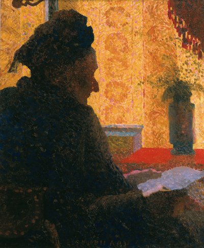 Grand-mère Michaud vue à contre-jour, 1890 - Edouard Vuillard