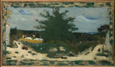 La route ensoleillée, étang de Laville, vers 1898 - Edouard Vuillard