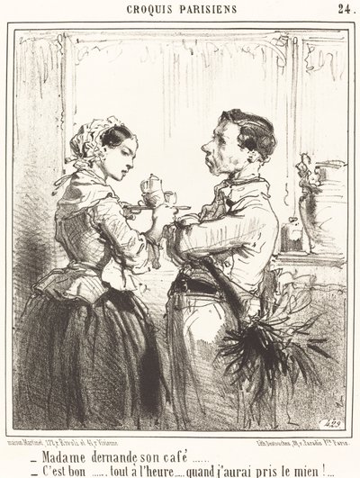 Madame demande son café - Edouard de Beaumont