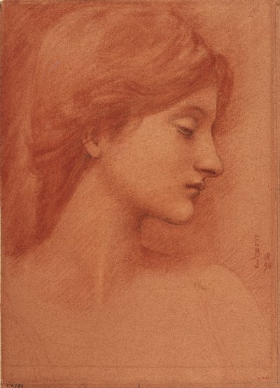 Tête de femme - Edward Burne Jones