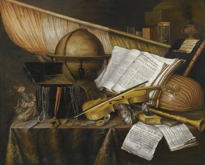 Nature morte de vanité, 1632 - Edward Collier