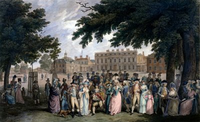 La promenade dans St James Park, vers 1796 - Edward Days