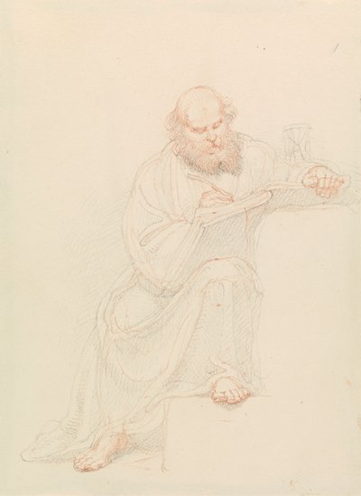 Saint Jérôme écrivant - Edward Francis Burney