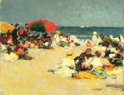 Sur la plage - Edward Henry Potthast