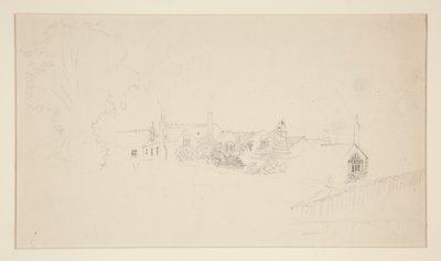 Étude architecturale (recto); Croquis ornementaux (verso) - Edwin Austin Abbey