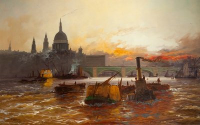 Le bassin de Londres, 1940-45 - Edwin Henry Eugene Fletcher