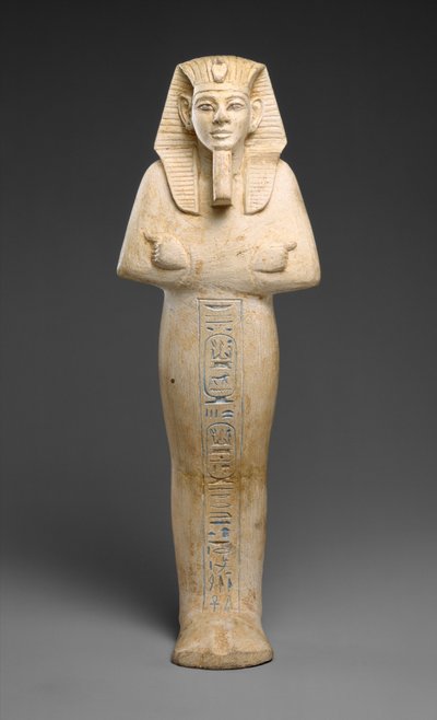 Shabti de Mérenptah, vers 1213-1203 av. J.-C. (calcaire) - Egyptian 19th Dynasty