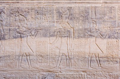 Reliefs au temple de Philae, Assouan, Égypte - Egyptian 30th Dynasty