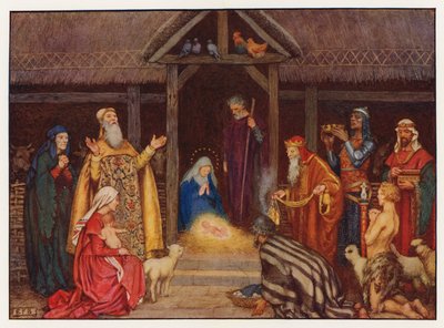 Chants de Noël : La Nativité - Eleanor Fortescue Brickdale