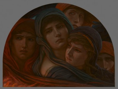 Un regard en enfer ou peur - Elihu Vedder