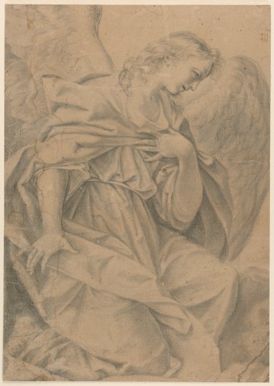 Un ange agenouillé - Elisabetta Sirani