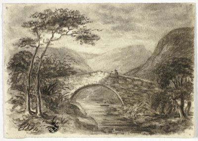 Pont de pierre dans les montagnes - Elizabeth Murray