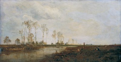 Sur la Thaya près de Lundenburg I - Emil Jakob Schindler